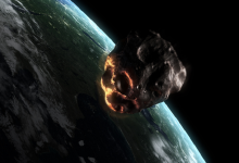 صورة كويكب صخري يتخطى الأرض في الاسبوع القادم